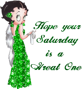 Gud Morning - Happy Saturday Betty Boop (348x358)