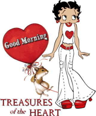 Morning Break - Betty Boop Glitter (333x416)