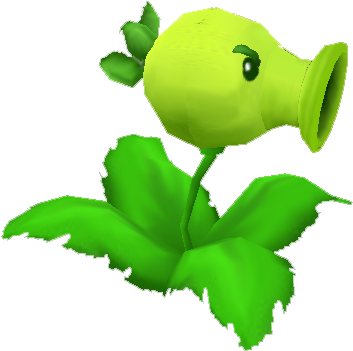 Plants Vs Zombies - Plants Vs Zombies Repeater Gif (386x426)