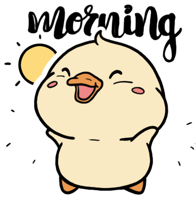 Gif Download - Good Morning Duck Gif (408x408)