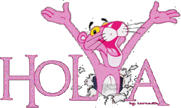 Good Morning America Black Panther Kid - Hola Pink Panther (575x346)