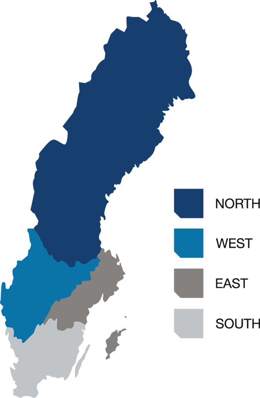 Sweden Map Clip Art - Sweden (524x802)