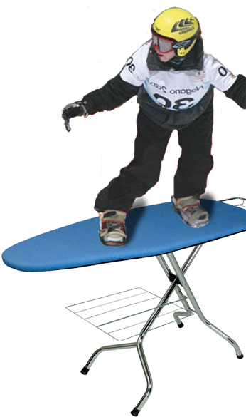 Sciatore Posto Su Un Piano Inclinato Scende A Valle - Snowboarding (346x585)