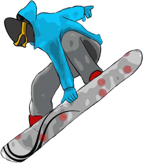Snowboarder Vector By Martinsiilak - Snowboarder Vector Png (900x861)