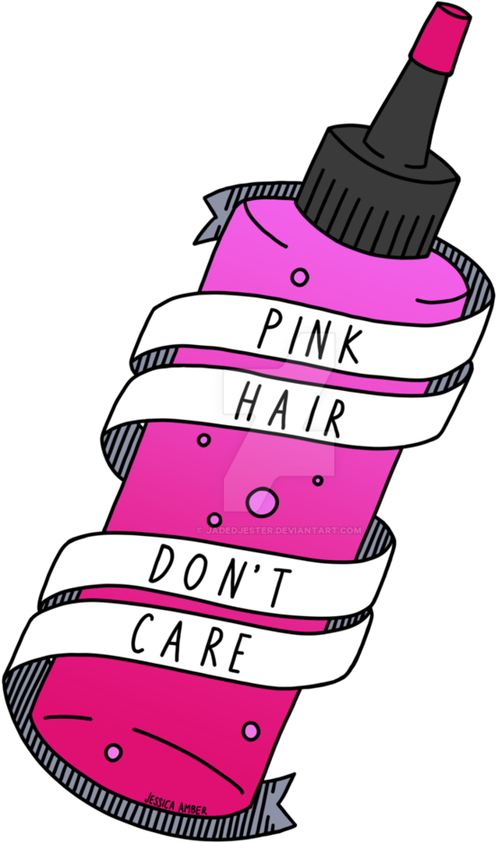 Pink Hair Dont Care By Jadedjester - Pink Hair Dont Care By Jadedjester (816x979)