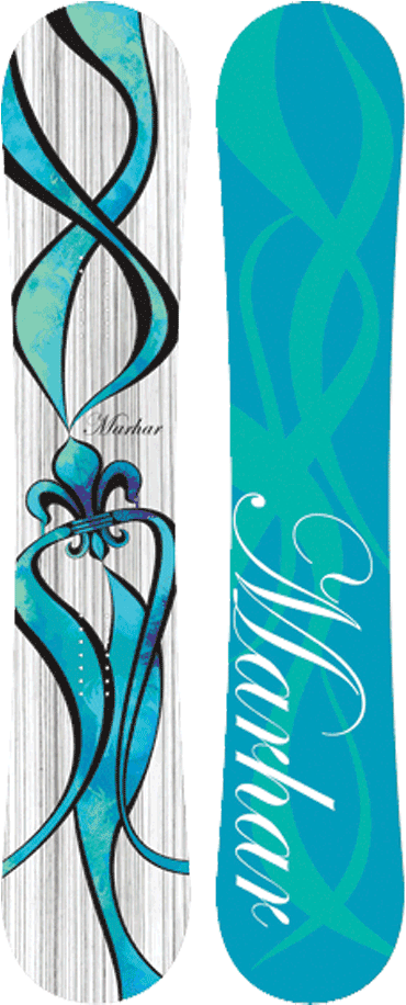 I Love That You Can Have A Unique Snowboard Design - Ribbon (403x932)