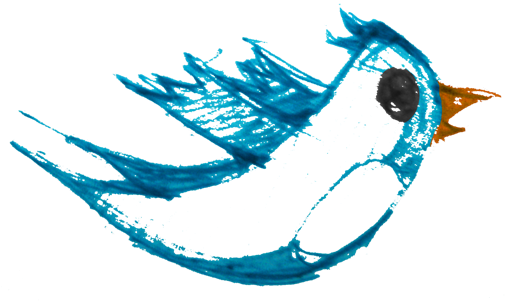 Clip Arts Related To - Twitter Icon Hand Drawn (512x512)