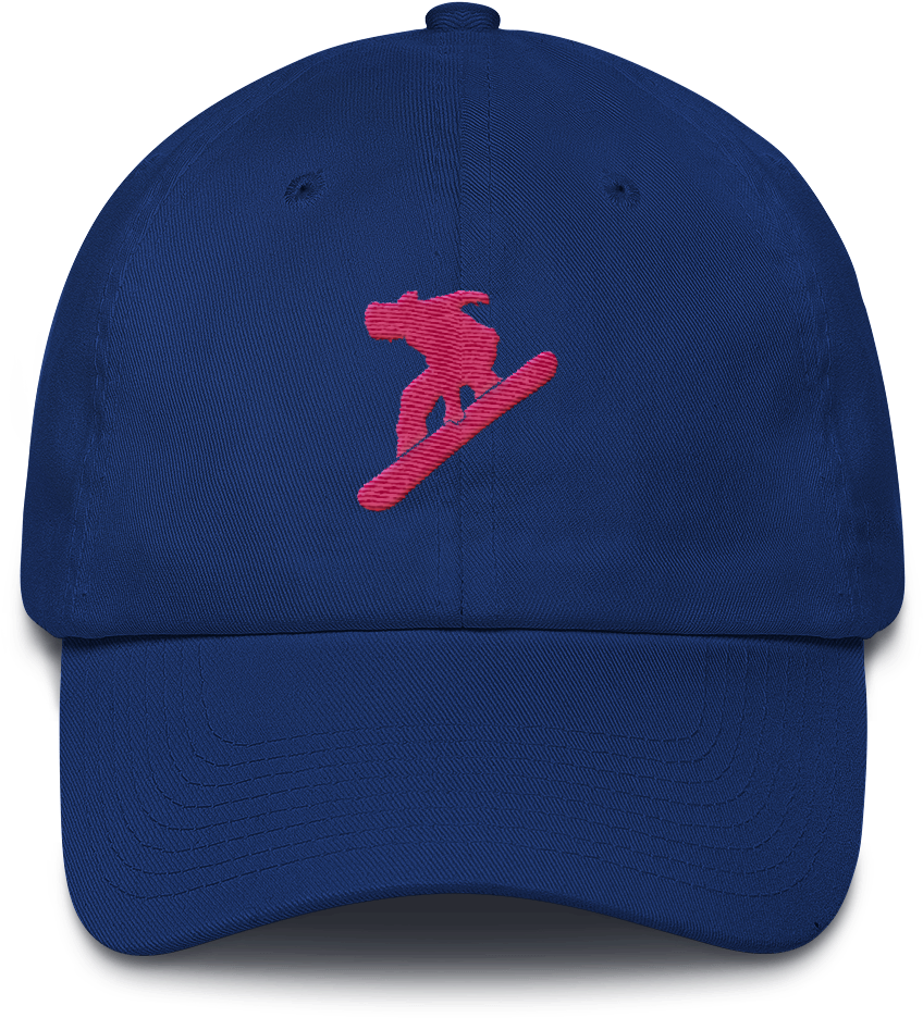 Snowboarder Chick Cotton Baseball Cap - Clothing (1000x1000)