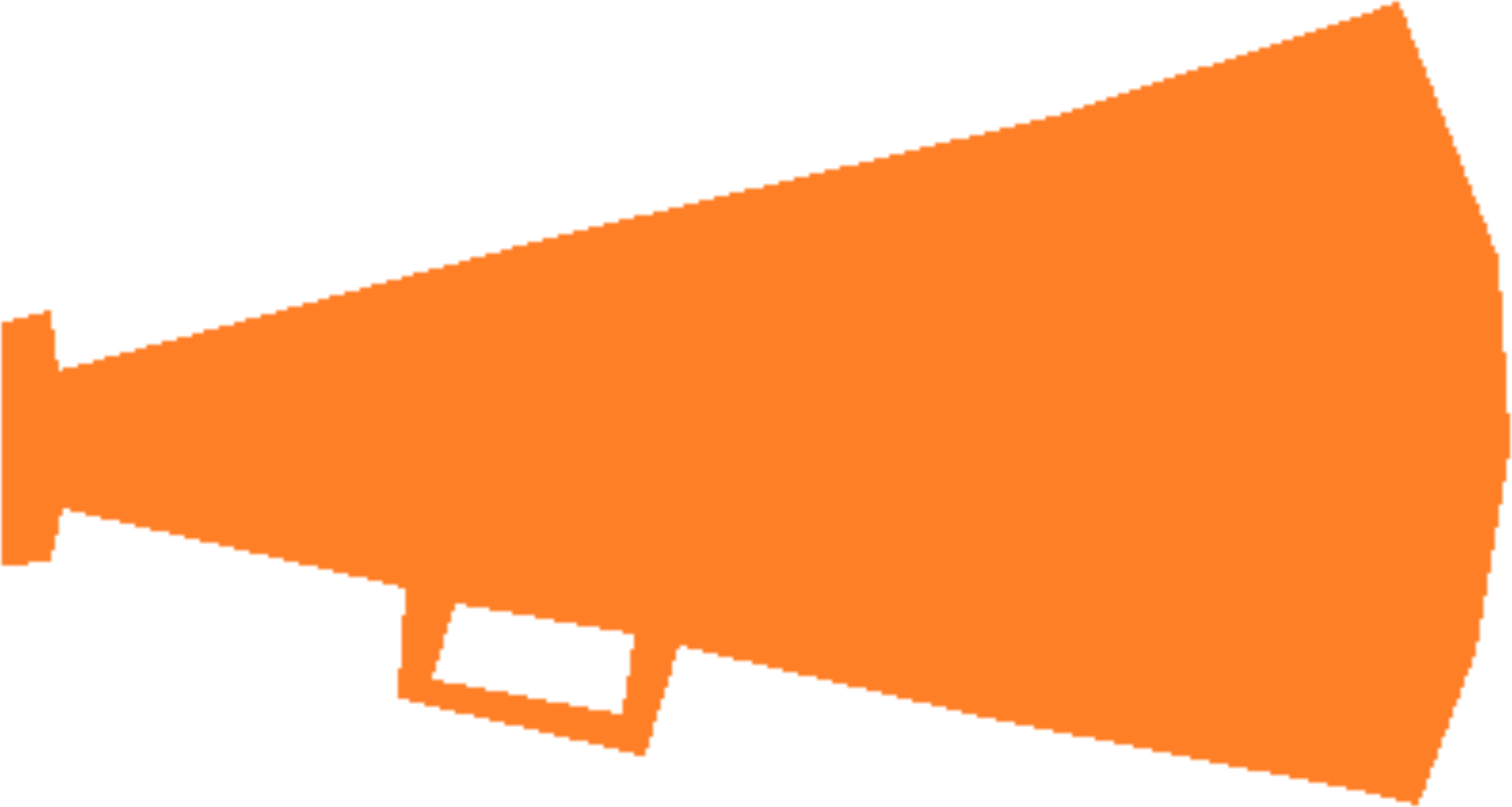 Big Image - Orange And Black Megaphone (2231x1191)