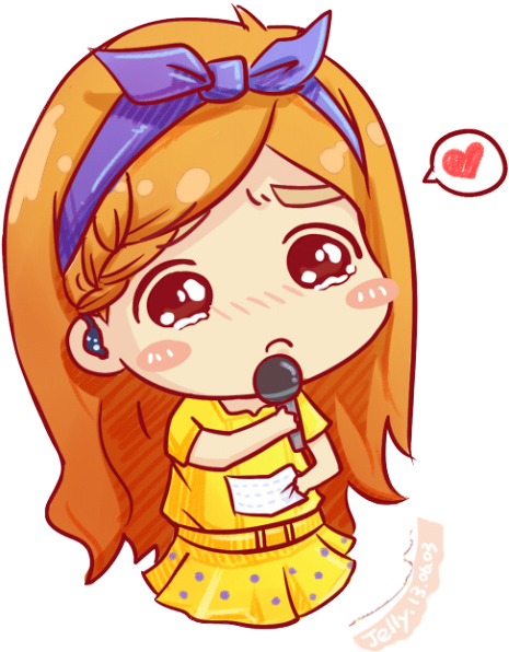 Drawn Jellyfish Chibi - Taeyeon Chibi Png (670x670)