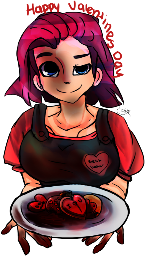 Happy Valentines Day-early, From Pinkamena By Creepyclassic - Illustration (850x940)