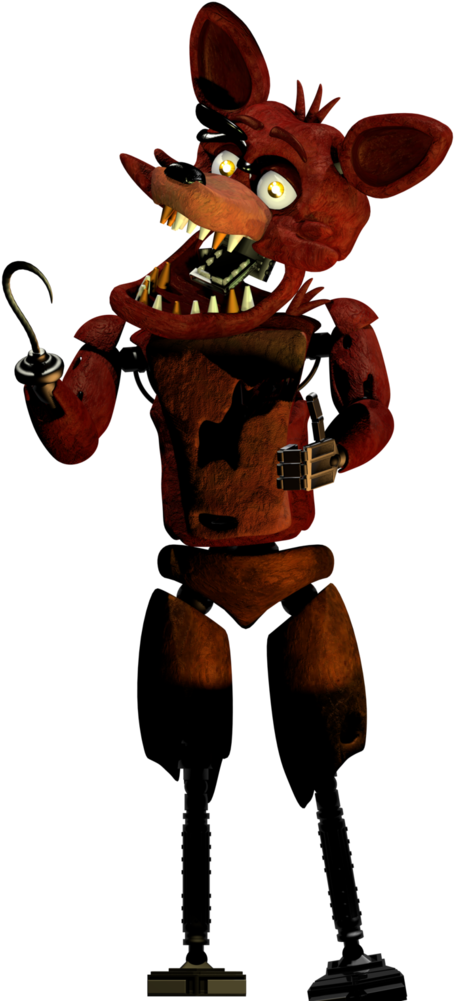 [blender] Improved Foxy The Pirate By Haystudios - Cartoon (671x1192)
