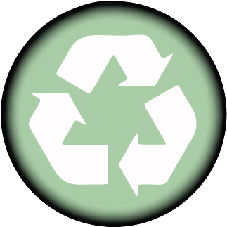 Recycle Sign - Recycling Blue (349x349)