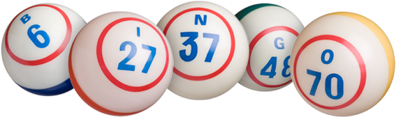 Relax Gaming Ltd - Bingo Ball Clipart Transparent (590x256)