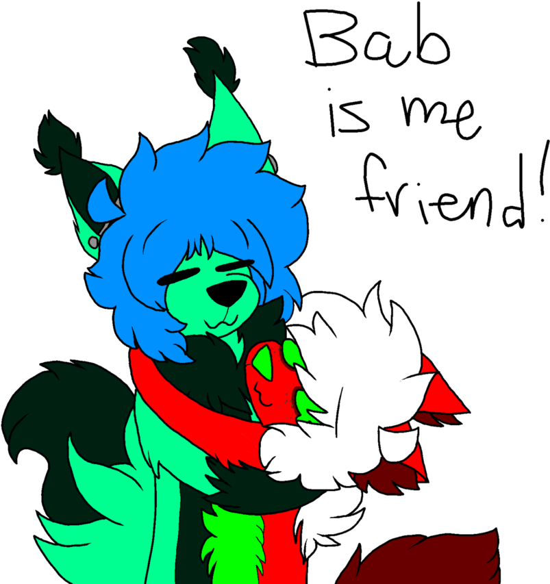 Me Friend By G1itchwo1f - Illustration (894x894)