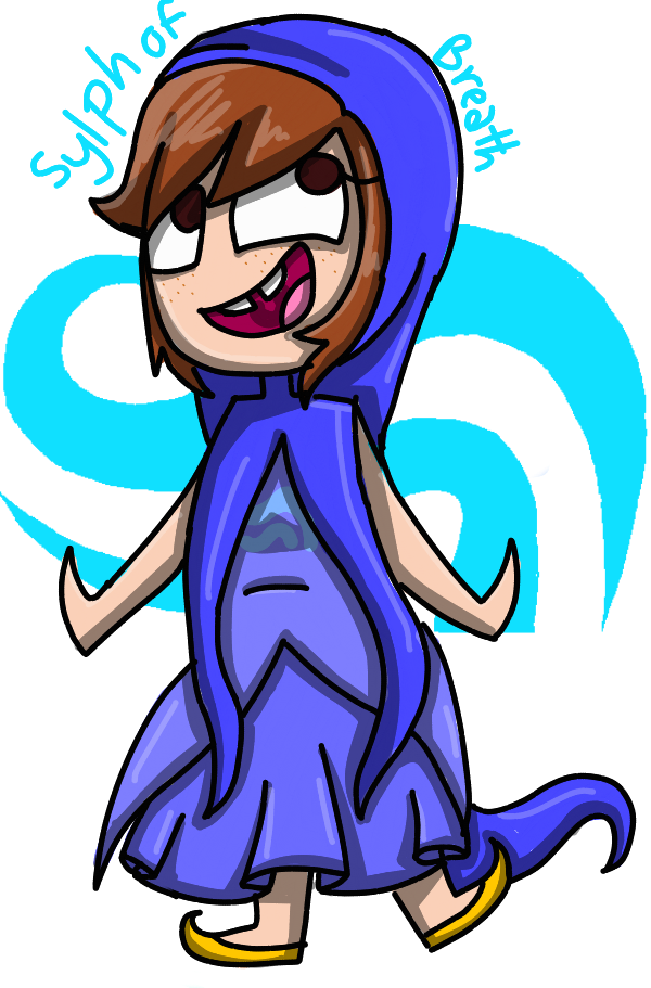 Bunni ~ Sylph Of Breath By Bunnitchrox - Cartoon (600x911)