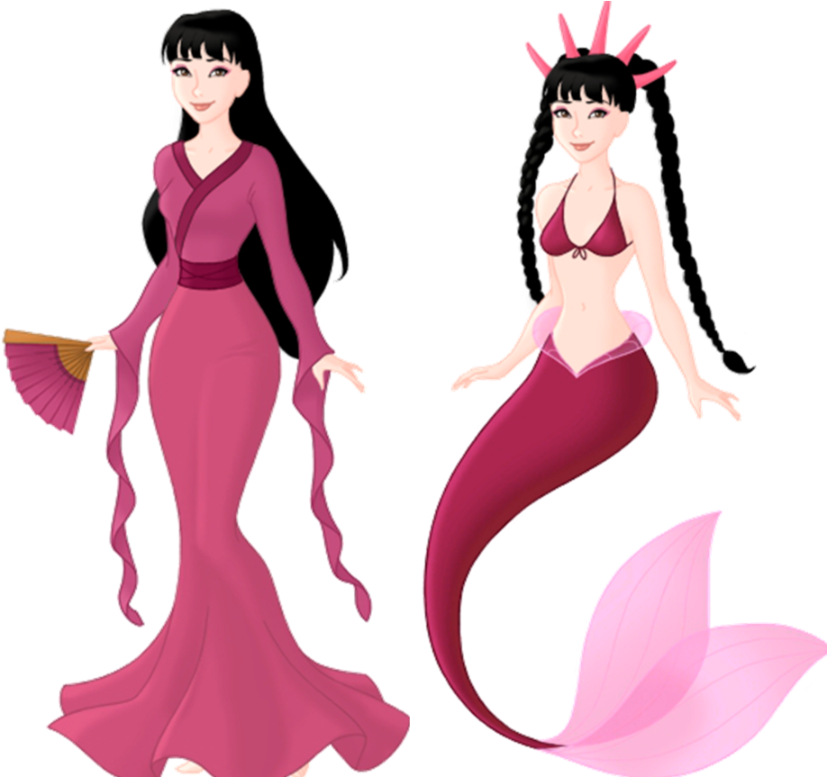 Hay Lin The Mermaid Princess By Percy-annabeth99 - Illustration (927x862)