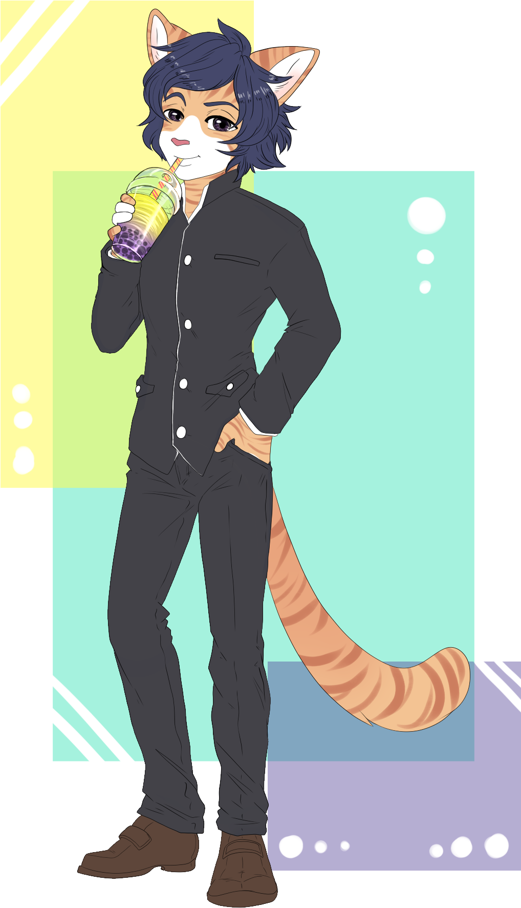 - Bubble Tea - - Illustration (1119x1908)