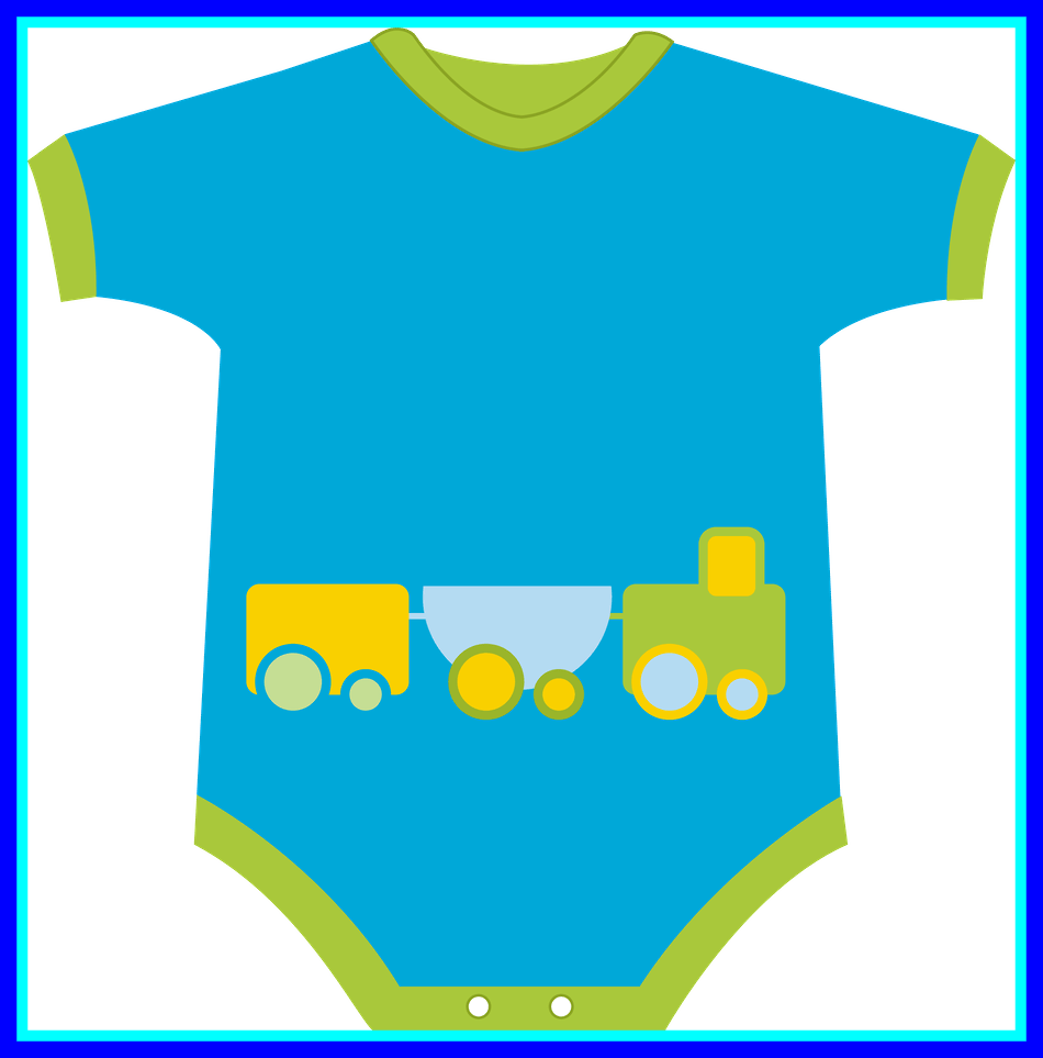 Clothing Clipart Blue Clothing Clipart The Best Gravida - Baby Clothes Clipart (950x963)