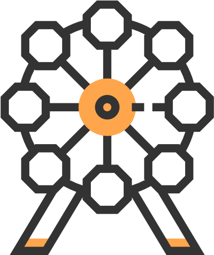 Ferris Wheel Free Icon - Womens Inspire Network Logo (512x512)