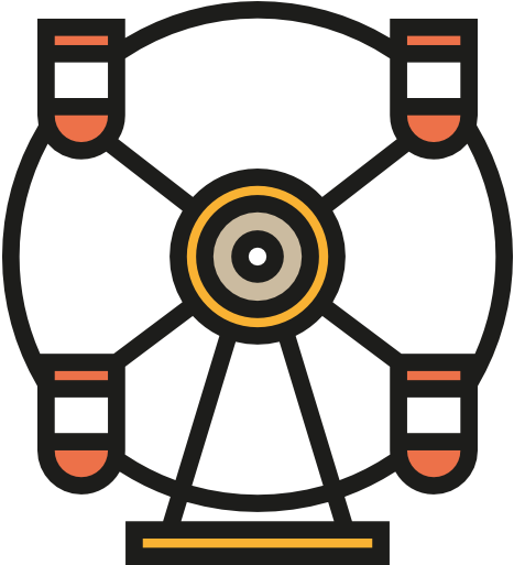 Ferris Wheel Free Icon - Ferris Wheel (512x512)