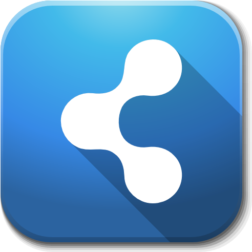 Shaded Social Media Icons - Share It Icon Png (512x512)