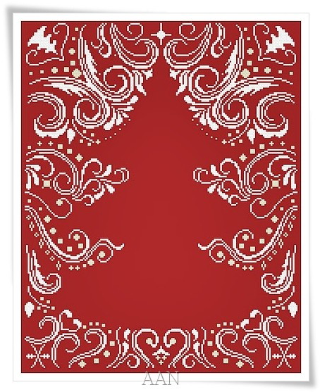 Christmas Time Cross Stitch Chart - Radikal (900x900)