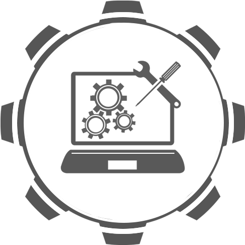 Diagnosis & Repair - Hardware And Software Icon (500x500)