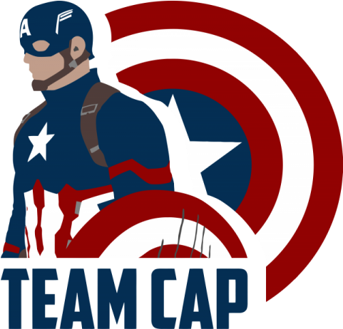 Civil War - Captain America - Bunnytee Marvel - Civil War Captain America Nerd T (500x500)