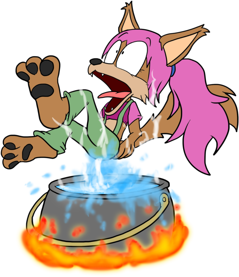 Boiled To The Tail On Her Rumpy Rump Rump By Juacoproductionsarts - Cartoon (834x958)