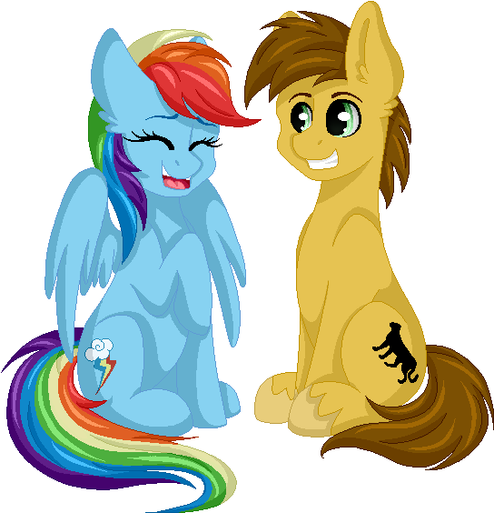 [c] Best Friends By Blocksy-art - Cartoon (580x580)