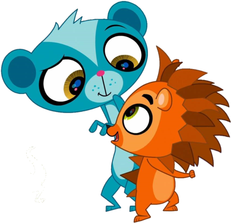 Sunil And Russell Best Friends Vector By Emilynevla - Cartoon (1024x576)