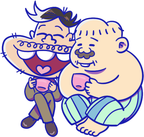 Transparent Best Friends Drinking On Your Dash - Transparent Best Friends Drinking On Your Dash (500x483)