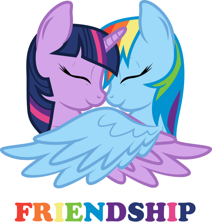 Best Friends Vector By Karmadash - Love (874x913)
