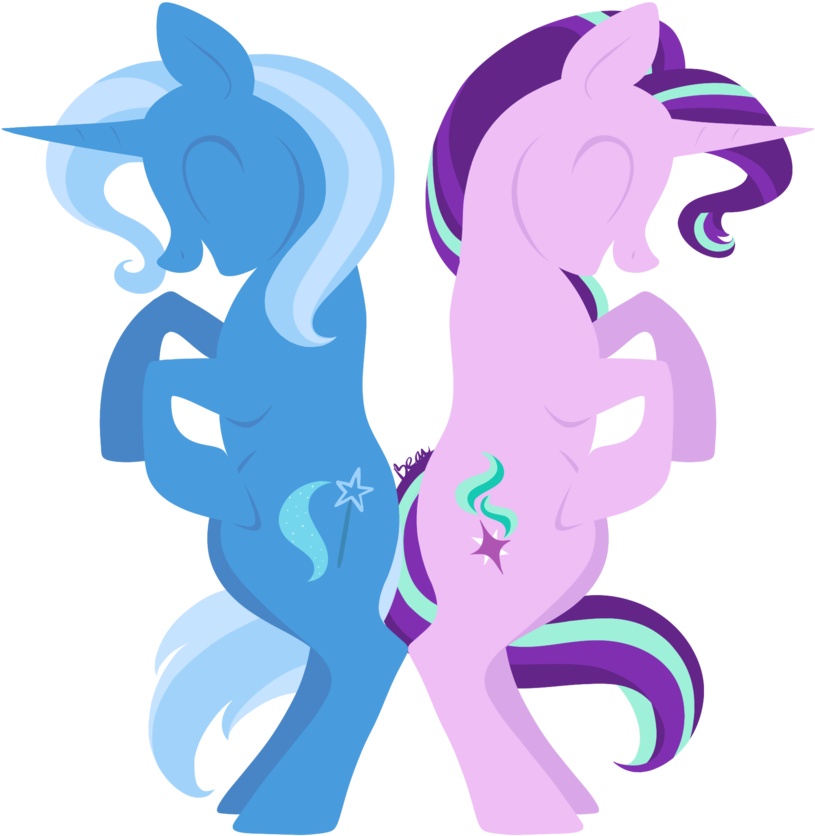 Magic Best Friends Forever By Beanybabie - Cartoon (894x894)