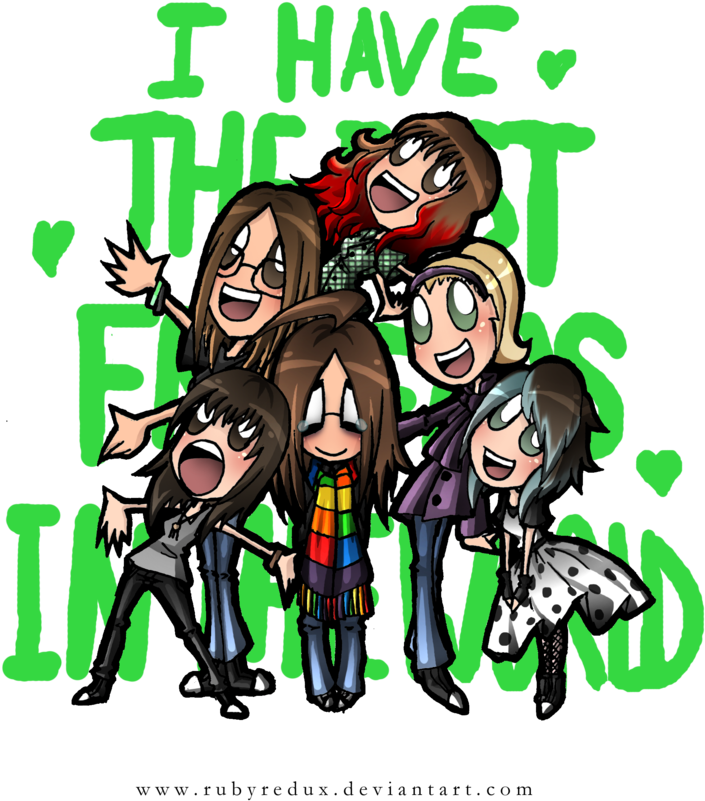 I Have The Best Friends In The World By Rubyredux - Illustration (900x1171)