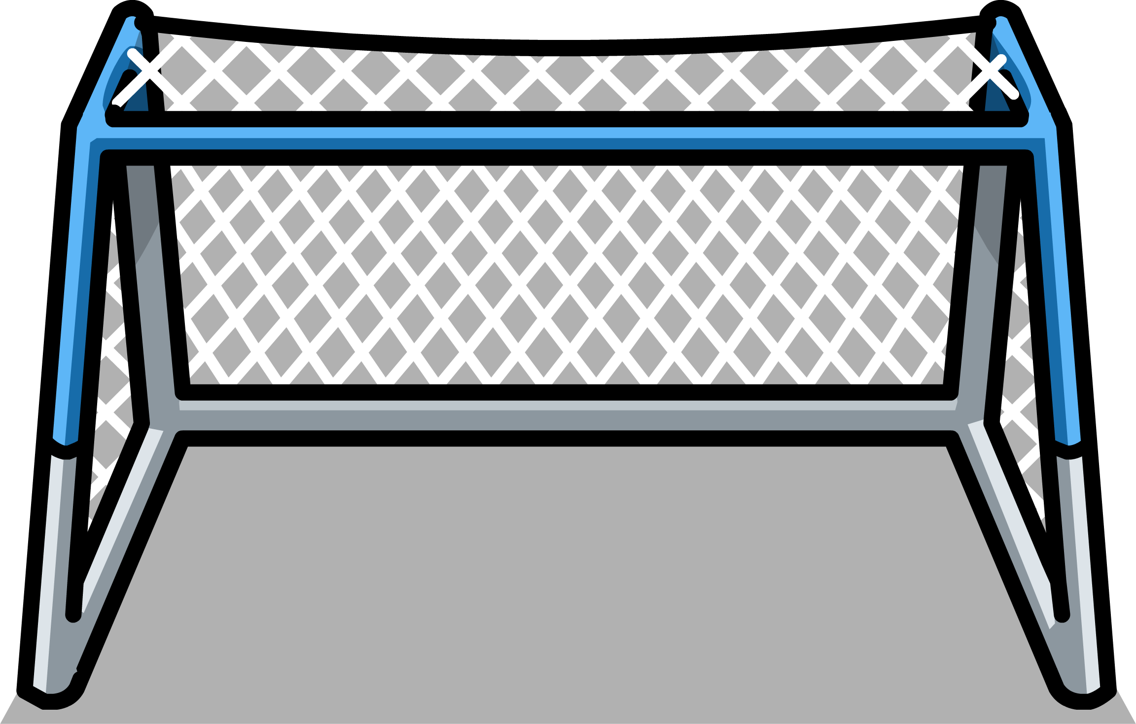 Soccer Goal Sprite 008 - Soccer Goal Sprite 008 (2304x1469)