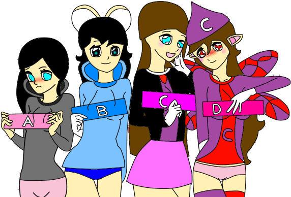 Cup Sizes By Pinkishlover97 - Cartoon (598x388)
