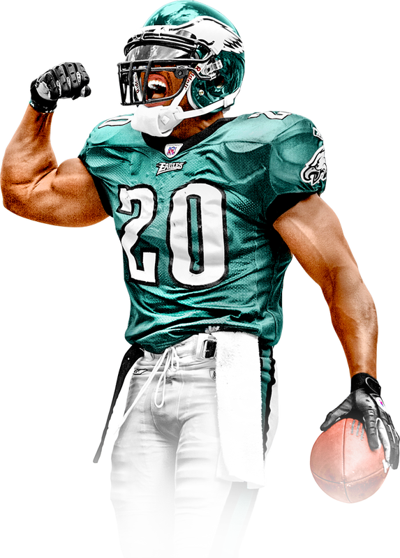 Face Mask American Football Nfl Philadelphia Eagles - American Football Player Png (573x800)
