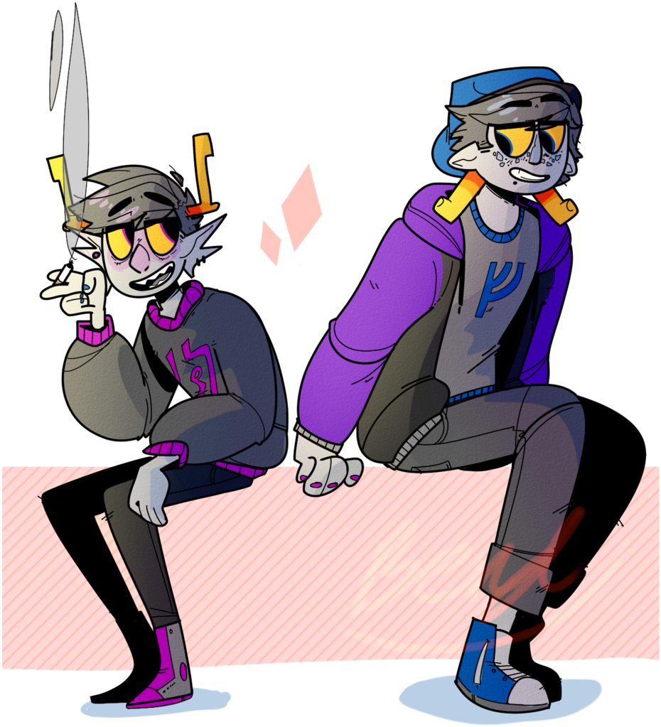 Theyre Best Friends By Huge-nerd - Cartoon (1024x1024)