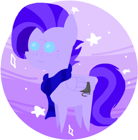 Pin Pony With Background By Colourful-era - Illustration (1032x774)