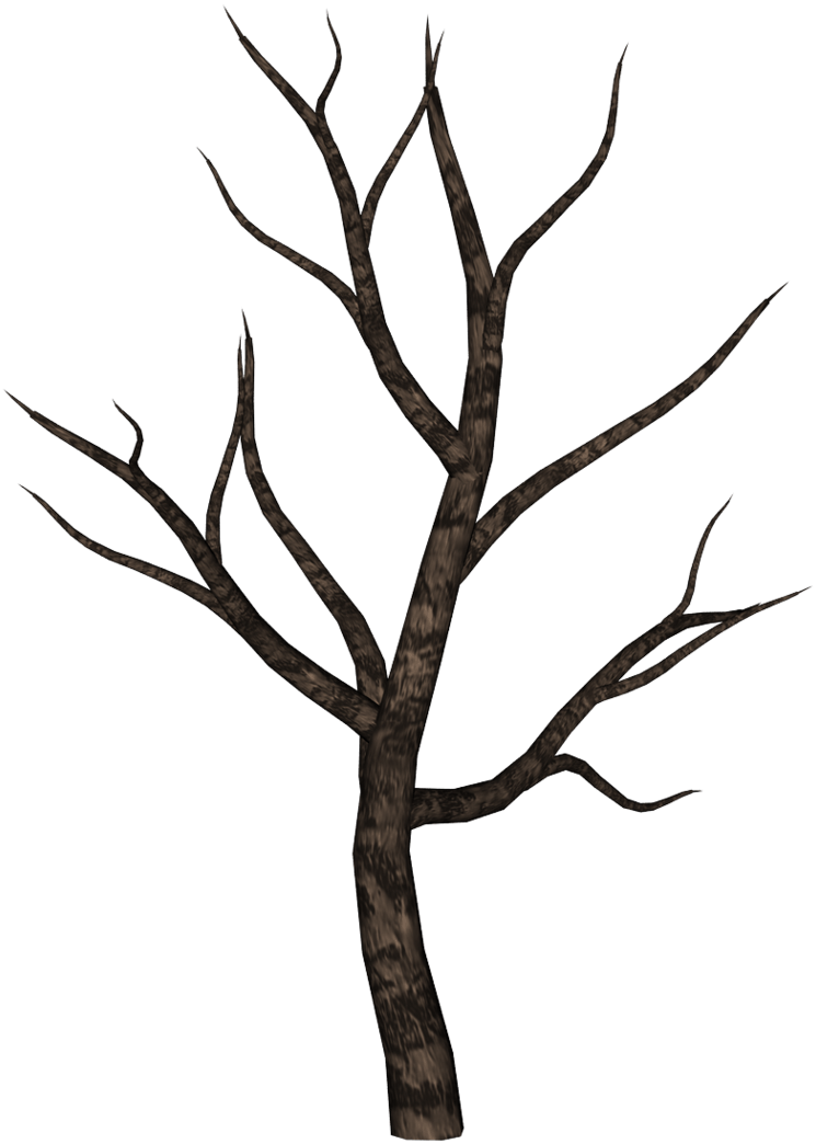 Spooky Tree Clipart - Spooky Tree (753x1062)
