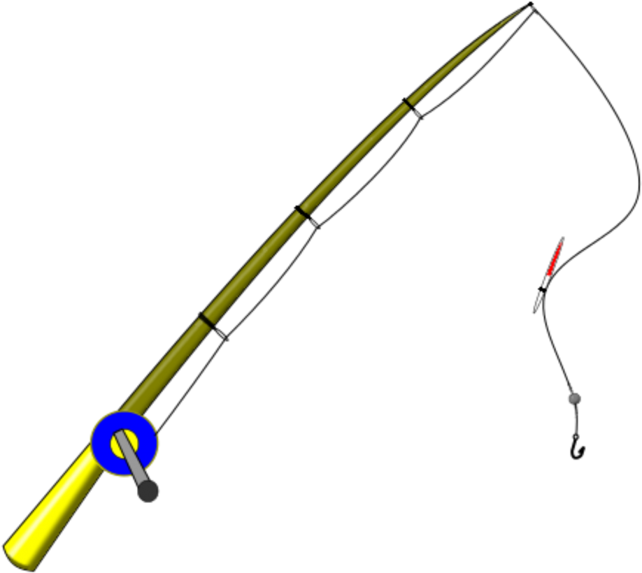 Fishing Different Types Of Fishing Rod Handlestypes - Fishing Rod Clipart Png (970x911)