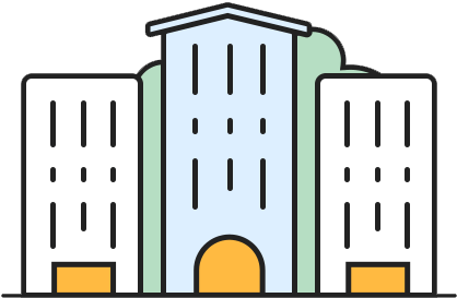 Large White And Grey Private Apartment And Flat Buildings - Large White And Grey Private Apartment And Flat Buildings (508x416)