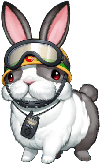 Rescue Cat And Rescue Rabbit - Rescue Rabbit (544x544)