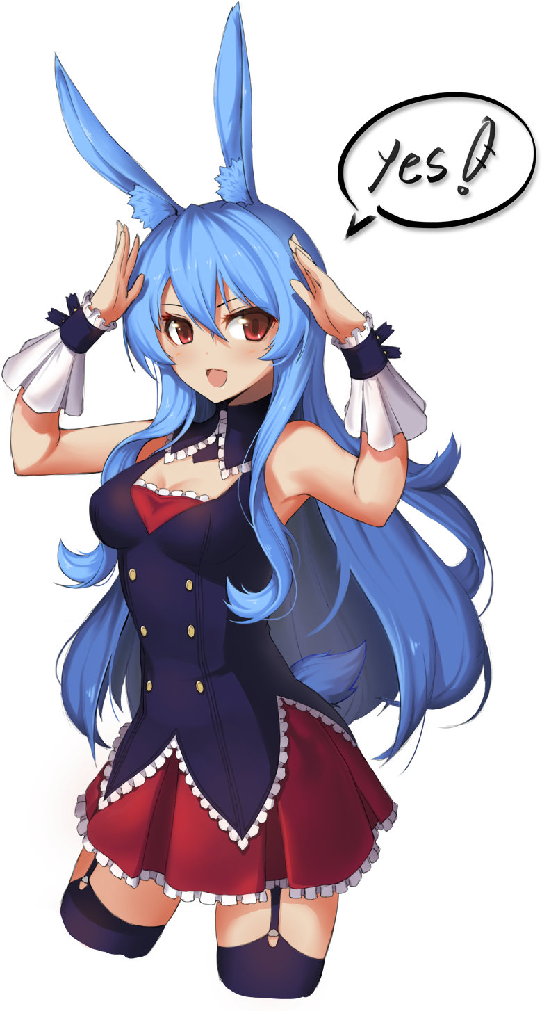 Anime Manga Character Rabbit - Problem Children Are Coming From Another World, Aren't (1000x1464)