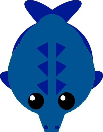 Croc Whale - Cartoon (419x533)
