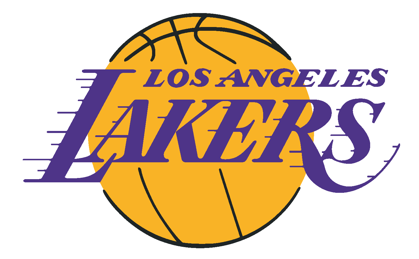 La Logo Los Angeles Lakers Vector Eps Free Download - Los Angeles Lakers Logo Png (1441x892)
