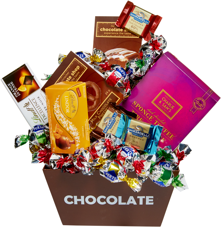 Chocolate Gift Baskets @ Http - Mishloach Manot (800x797)