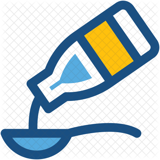 Syrup Icon - Medicine Liquid Icon (512x512)